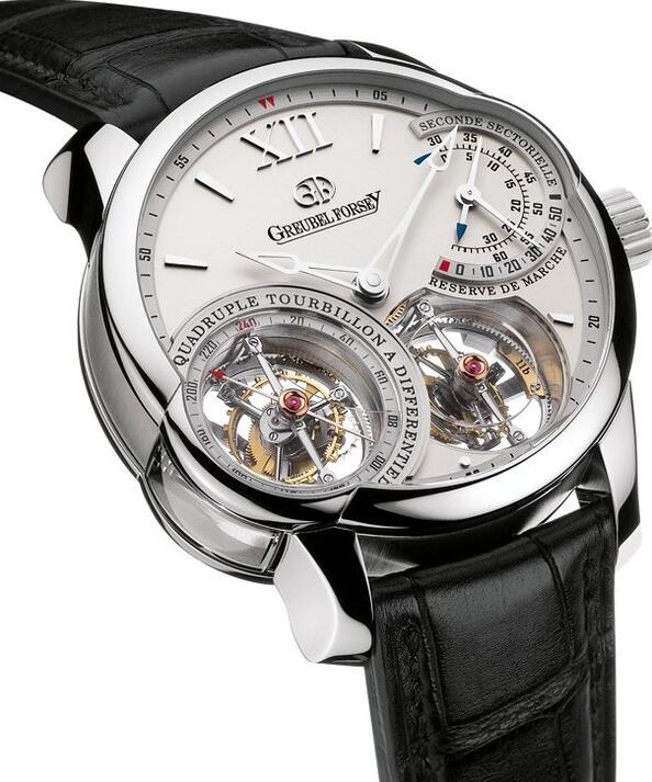 Replica Greubel Forsey Watch Quadruple Tourbillon Platinum Men